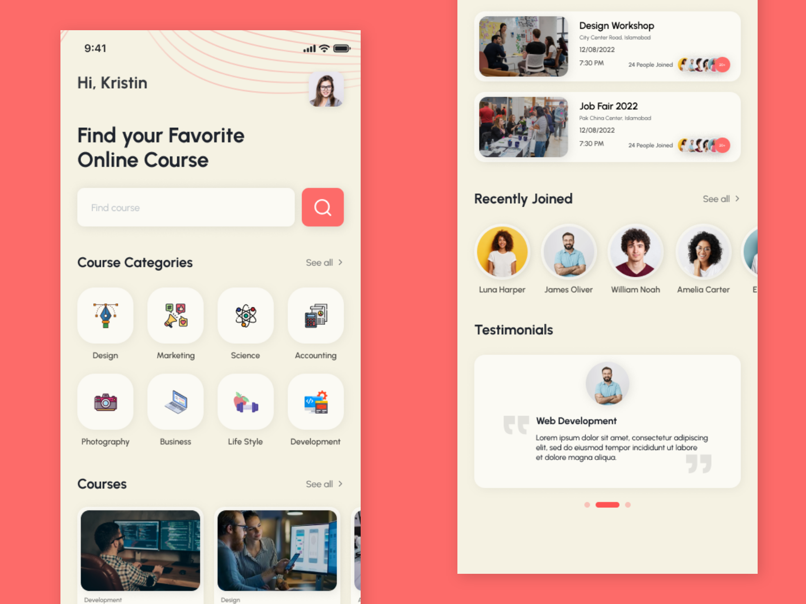 Example of Custom Mobile App UI/UX Design In Figma
