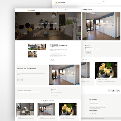 Diseño web estudio de decoración e interiorismo Ourense design designer diseño web freelance logo web design web design agency web design company