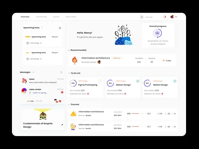 Education Platform branding color design digital dribbbleweeklywarmup illustration logo ui uidesign xd