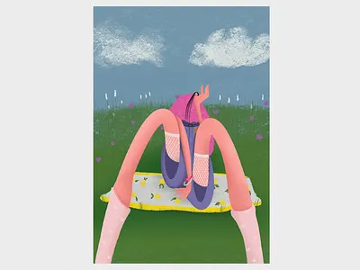 Peaceful sky adobe illustrator art brending design card cartoon character design digital dribbble graphic design illustration logo postal card uiux ukraine vector web design