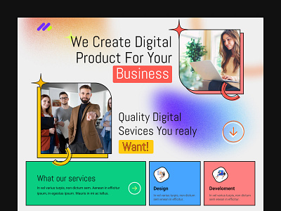 Web Agency Landing Page! design illustration logo ui ui design uidesign uiux ux web web design