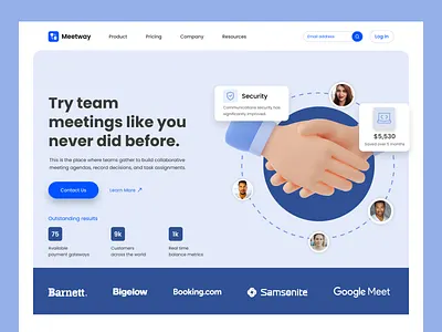 Communication-Home Page website design communicaton company design figma graphic design homepage interface landing page meeting minimal rerearch resource saas team ui ux ux design web design website design work