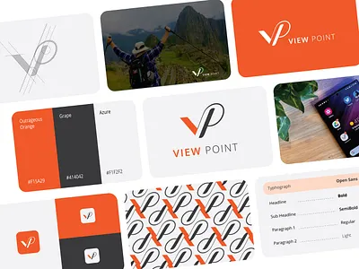 VIEW POINT (TRAVELING) LOGO bra brand and identity branding design dribbble best shot graphic design icon illustration logo ui ui ux vector