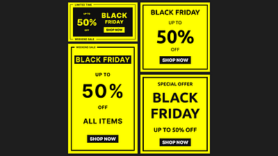 Black Friday Sale Banner branding design graphic design illustration ui web design