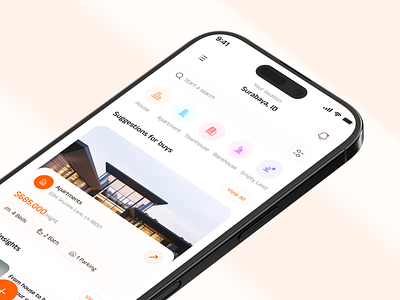 Property - Real Estate Mobile App app app design booking booking app building design home house ios app mobile app product design properties property property booking real estate realestate saas product ui user interface ux