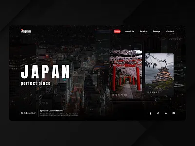 JAPAN - Web travel agency agency apps banner branding company profile design illustration japan landing page mobile mobile app mobile app design mobile ui tour travel ui ui design webdesign website world