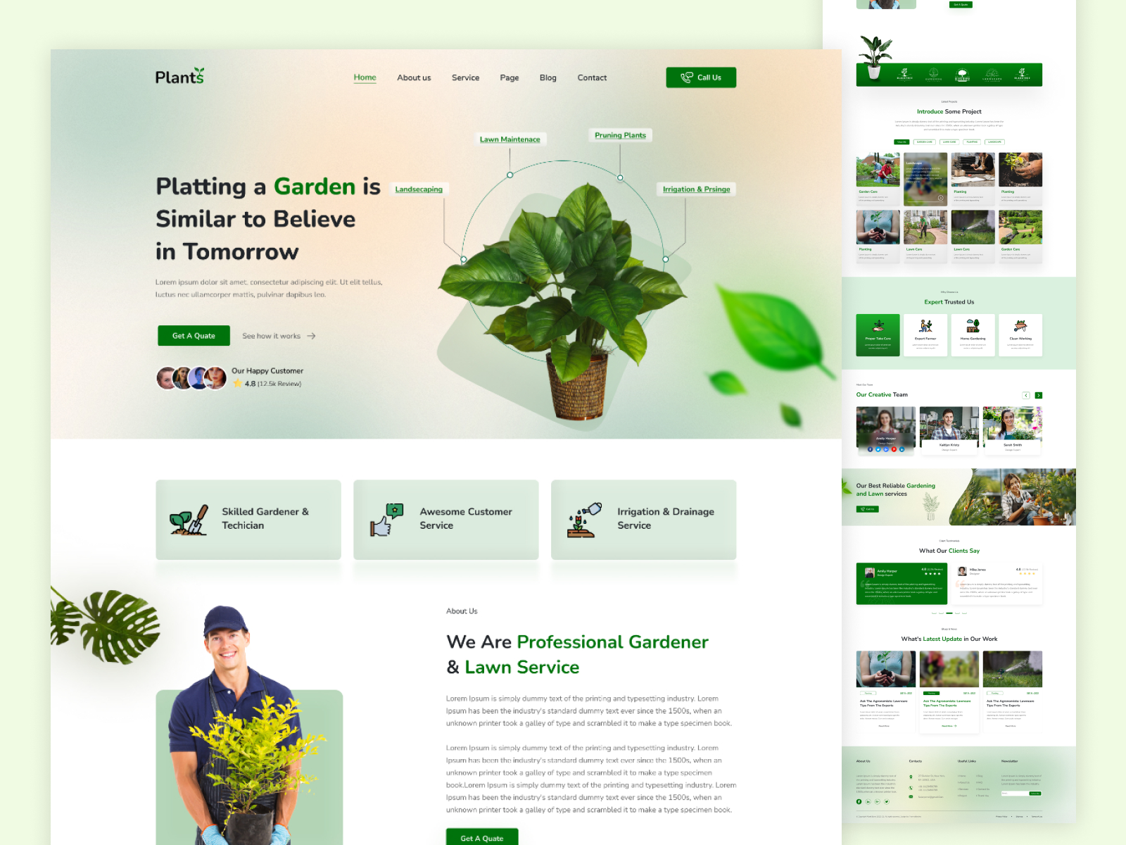 Example of High Converting Landing Page Design