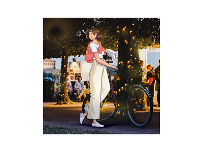 Twilight colour design drawing fashion illustration paris style