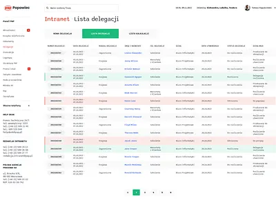 PAP Intranet Project design figma typography ui ux webdesign