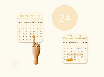 Daily UI: DAY 80 Date Picker branding design graphic design illustration logo ui