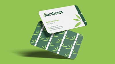 Bamboom Branding (Business Card) bamboo bamboo logo bamboo logo design branding business and stationery business card business cards design graphic design logo logo and business card luxury business card professional business card typography typography logo ui vcard vector visit card visiting card