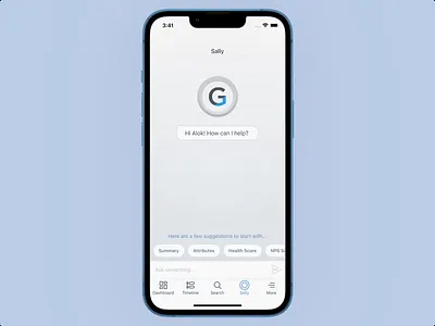 Gainsight Sally app design ui ux