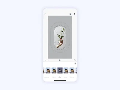 Impresso - Video Design Studio Filter case study design experiance filter impresso instagram story ios ios app minimal template thumbnail ui ux video edit video editor