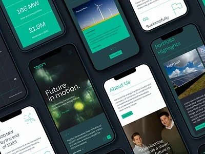 Tion Renewables Branding brand identity branding climatechange climateemergency energycompany motion graphics renewableenergy ui