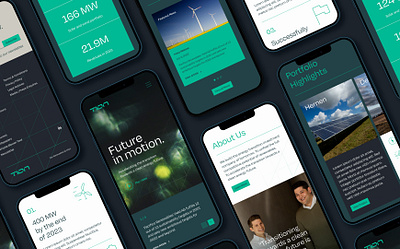 Tion Renewables Branding brand identity branding climatechange climateemergency energycompany motion graphics renewableenergy ui