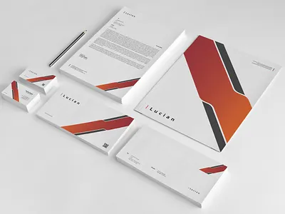 Brand Identity Template brand identity branding business card corporate identity corporate stationery design illustrator letterhead stationery
