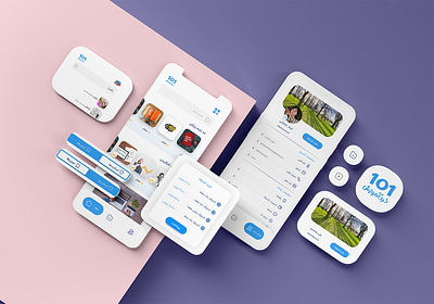 Micro Learning application design mobile ui ui design