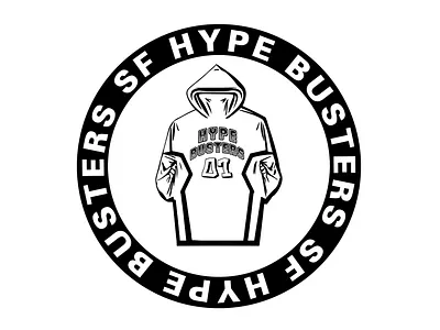 Hype Busters branding design graphic design illustration logo typography vector