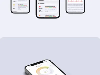 HEALTH TRACKER APP UI