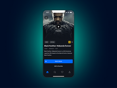 Movie Streaming App app dailyui design landing modal movie netflix series tv ui ux