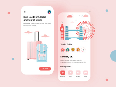 Travel App travel ui