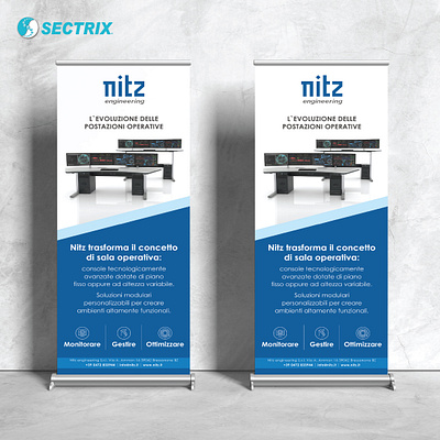 Roll-up Banner Design for Nitz Engineering graphic design roll up banner design