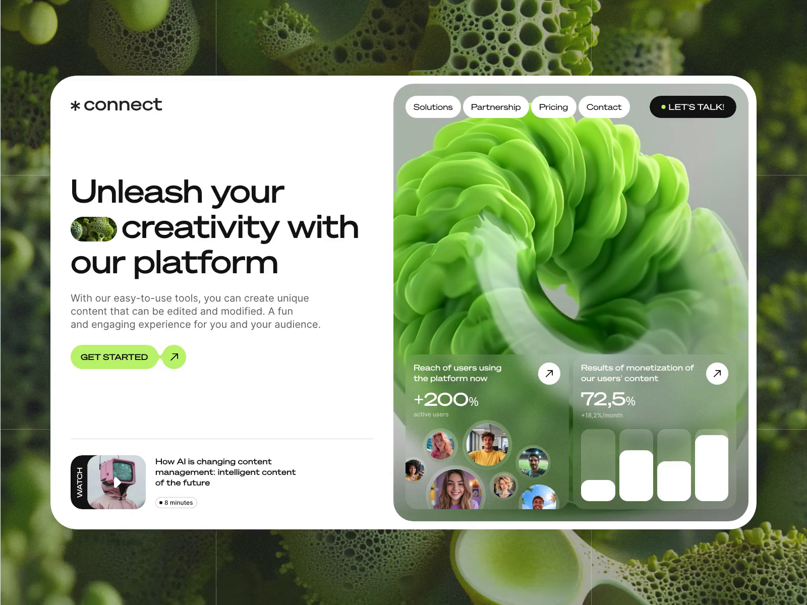 Example of Landing Page Design
