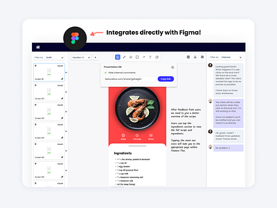 Feature Flux - Design collaboration tool. collaboration design feedback designer tool mvp product design product management