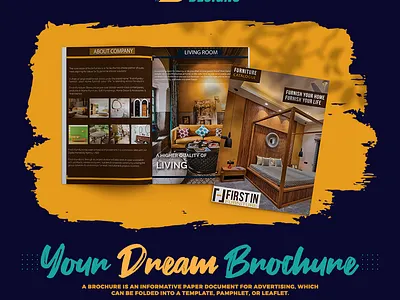 Brochure Mockup Post branding design graphic design illustration motion graphics post soicalmedia vector