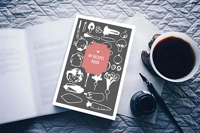 My recipes book art book clean cover design designer elegant graphic graphic design graphicdesign graphics menu packaging print product product design simple vector