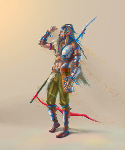 Wanderer art character design digitalart digitalpainting fantasy illustration
