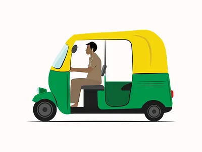 Bangalore Auto ! concept design graphic design illustration vector