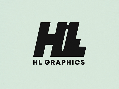 HL Graphics - Logo black logo branding design design studio logo designer designstudio logo graphic design graphic designer hl hl lettermark hl lettermark logo hl logo hl monogram hlmonogram lettermark logo logo logo designer logodesign monogram monogram logo