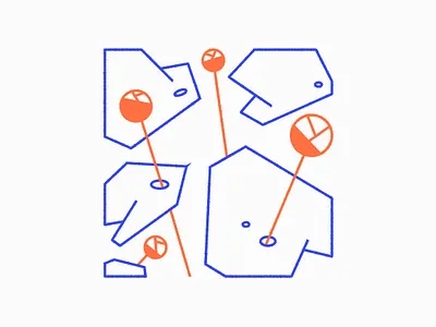 \Broken Flower\ design flower geometry icon illustration line logo minimal