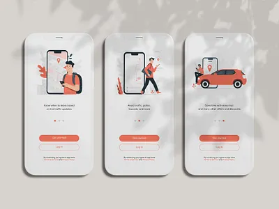 On Boarding Page app design ui design uiux ux design