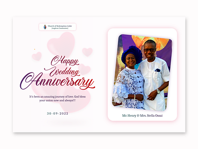 Wedding Anniversary Design design flyer design gimp graphic design inkscape