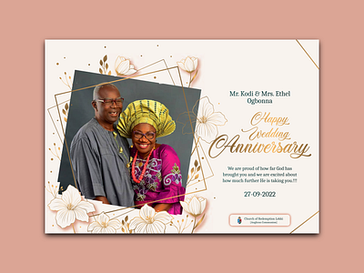 Wedding Anniversary Design design flyer design gimp graphic design inkscape