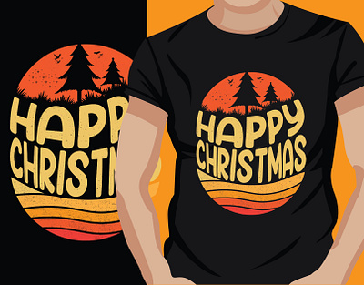 Happy Christmas T-Shirt Design christmas christmas designs christmas season christmas t shirt design christmas t shirts christmas tree creative designs graphic design happy christmas merry christmas retro christmas santa clause sublimation t shirs t shirt design t shirt designs tshirt typography vintage christmas winter