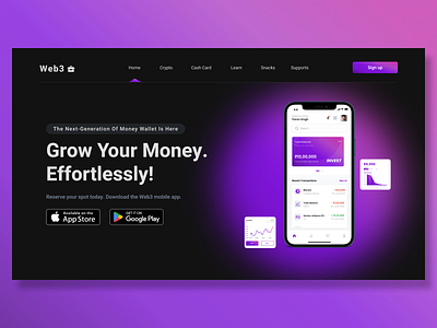 Finance web design ui uidesign web webdesign webdesigner