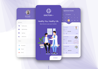 Medical app || UX/UI design branding design graphic design illustration mobile design ui ux ui design wireframe