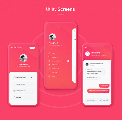 Mobile app || UX/UI design design graphic design illustration mobile design ux ui design