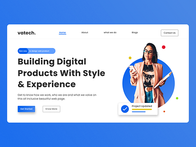 Vatech - Digital agency web design design ui uidesign web webdesign