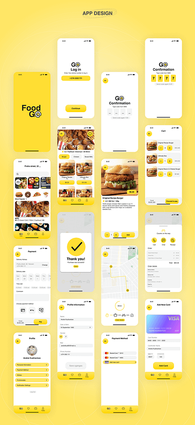 Food mobile app || UX/UI design design graphic design illustration mobile design ux ui design wireframe