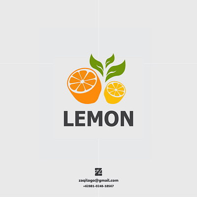 Logo Lemon branding design fruit icon lemon lemon logo logo logo fruit logo lemon logos logos design logotype simple simple logo templates vector