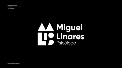 psychologist logo - Miguel Linares branding logo design psychologist logo psychology typography vector