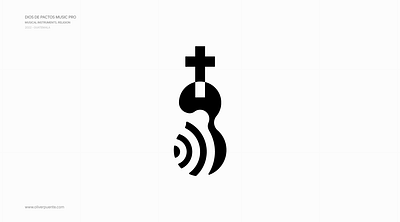 Christian music - logo design branding christian christian music design god guitar logo logo design vector