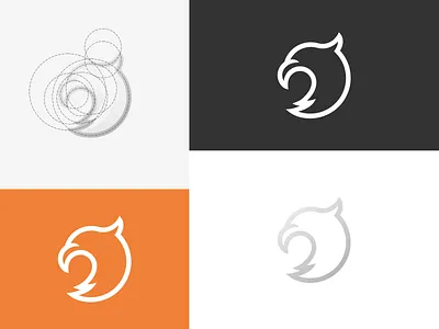 Eagle Logo Design app branding design eagle flat golden ratio grid logo icon illustration line art logo logo creator ui ux vector