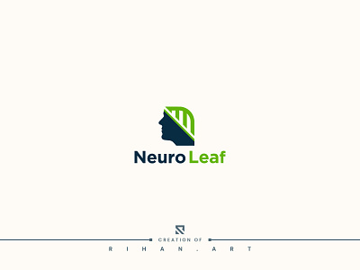 Neuro Leaf | Leaf | Neuro | Health | Green Nature Logo Design 99design logo agriculture artificial intelligence brain branding creative logo ecologic green human idea leaf logo design logo designer mind minimalist nature organic psychology tech technology