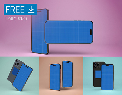 iPhone 14 Pro - Daily Free Mockup #129 14 business download free free download freebie iphone mockup pro psd