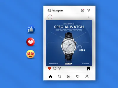 Trendy watch social media post design gadget graphic designer headphone design poster poster design product design product promotion design social media post tech gadget ad